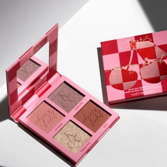 Ciate London Cherry Bomb Blush and Highlighter Palette Light Medium 16g *BNIB - Picture 16 of 16